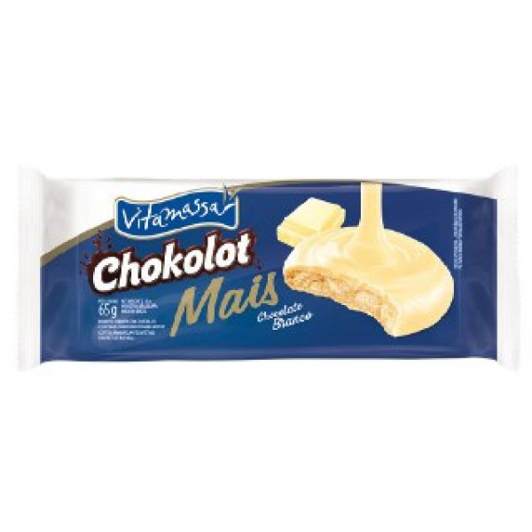 BISCOITO VITAMASSA CHOKOLOT 70G CHOC BRANCO 