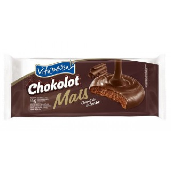 BISCOITO VITAMASSA CHOKOLOT 70G CHOC INTENSO