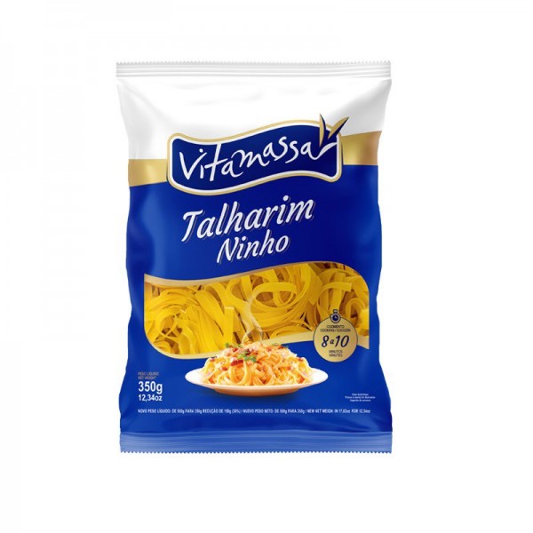 MACARRAO VITAMASSA 300G TALHARIM NINHO 