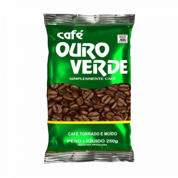 CAFE OURO VERDE 250G MOIDO