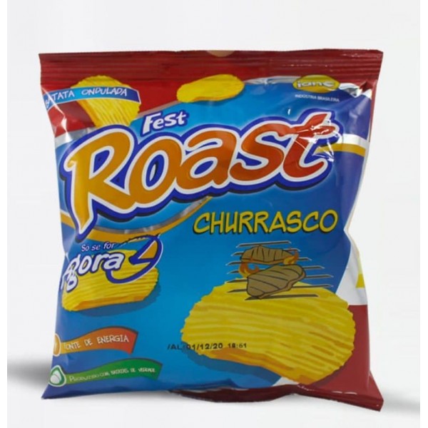 SALGADINHO FEST ROAST 20G CHURRASCO 