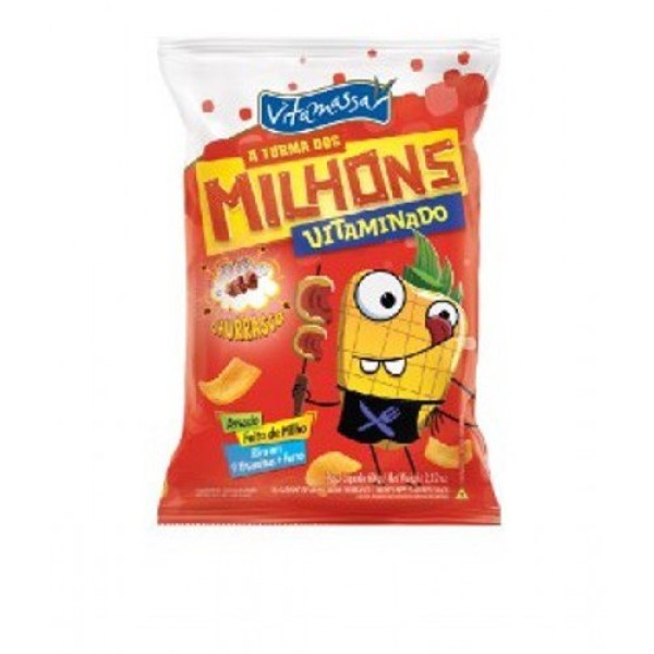 SALGADINHO TM DOS MILHONS 30G CHURRASCO (50)  1 X 30G