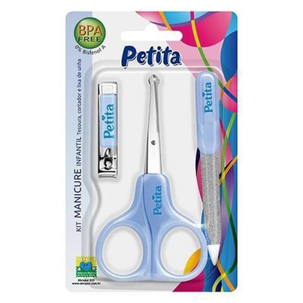 KIT MANICURE PETITA INFANTIL C 3 ITENS AZ REF 1110 1 X 3UN