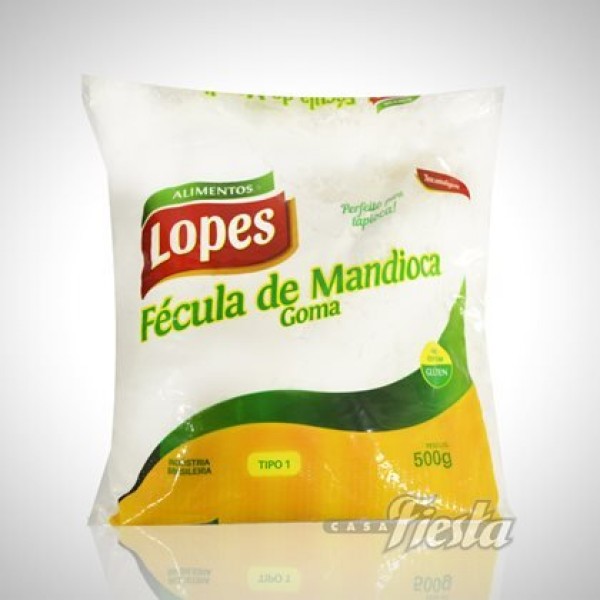 GOMA DE MANDIOCA LOPES 1KG (20) 1 X 1KG