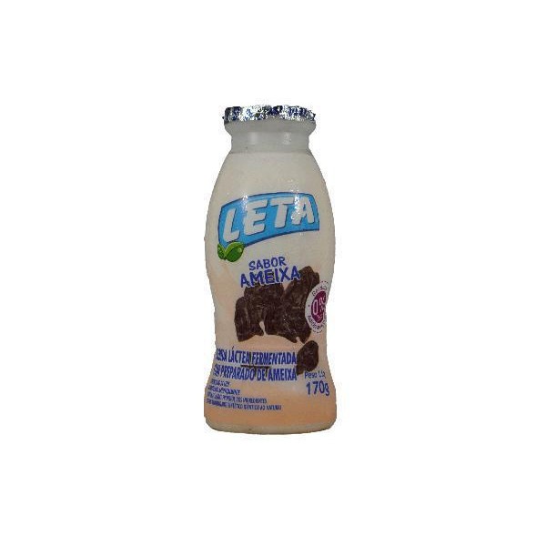 LETA B LACTEA 170G AMEIXA GARRAFA 1 X 170ML