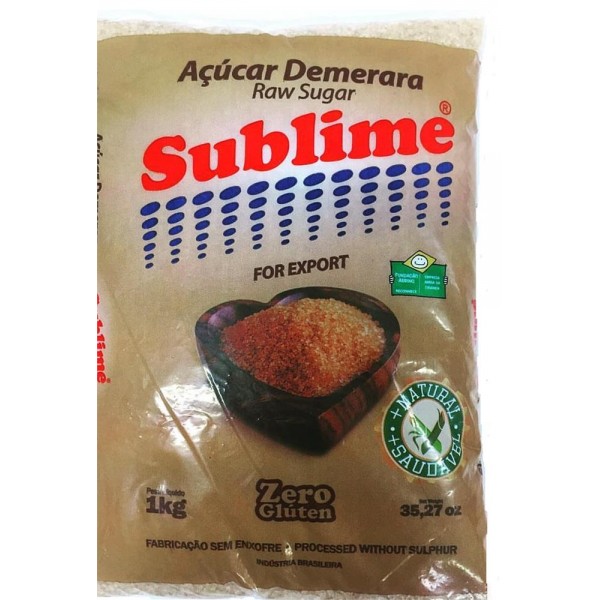 ACUCAR DEMERARA 1KG SUBLIME