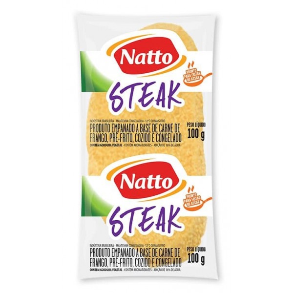 STEAK DE FRANGO NATTO 100G(60) 1 X 100G