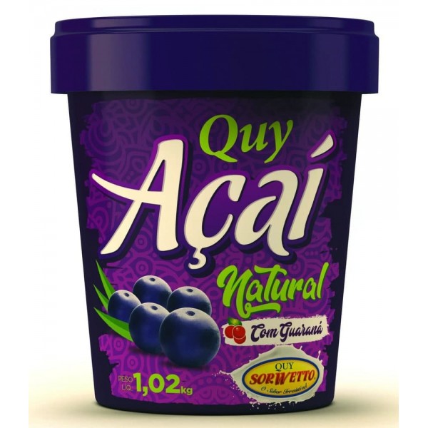 ACAI Q-SOWERTTO PT 1,02KG C GUARANA 1 X 1,02KG