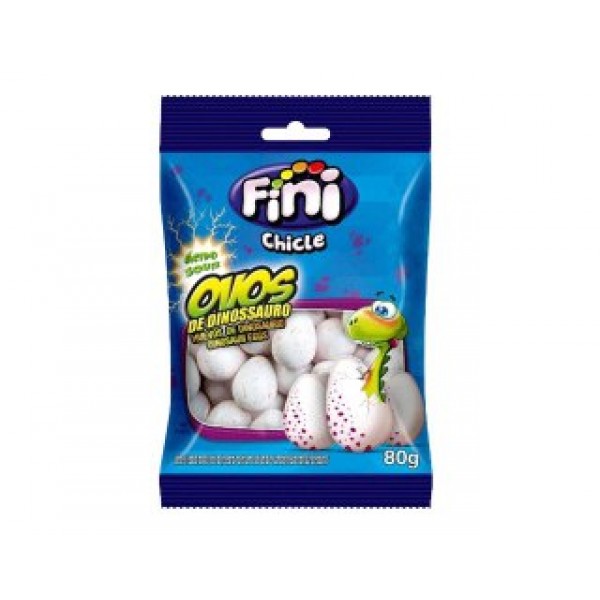 CHICLE FINI 80G OVOS DE DINOSSAURO ACIDO 1 X 80G