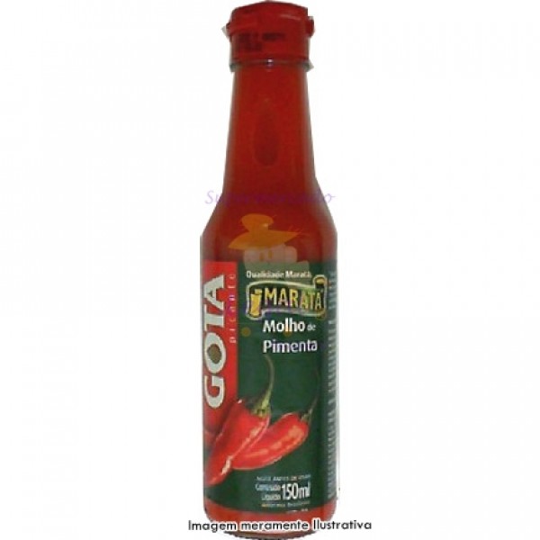 MOLHO MARATA GOTA 150ML PIMENTA(24) 1 X 150ML