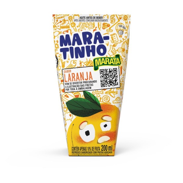 BEBIDA MISTA SU-KINHO MARATA TP 200ML LARANJA (12) 1 X 200ML