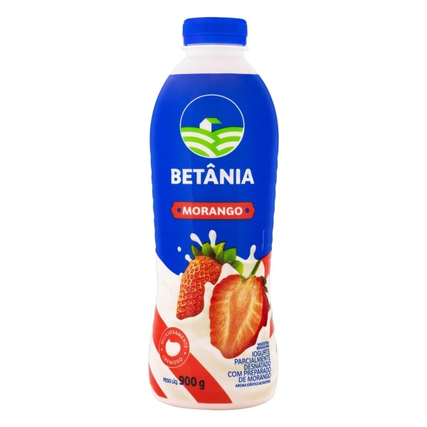 B LACTEA BETANIA 900G MORANGO GRF 1 X 900ML