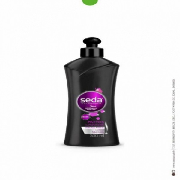 CREME PENTEAR SEDA 300ML PRETOS LUMINOSO