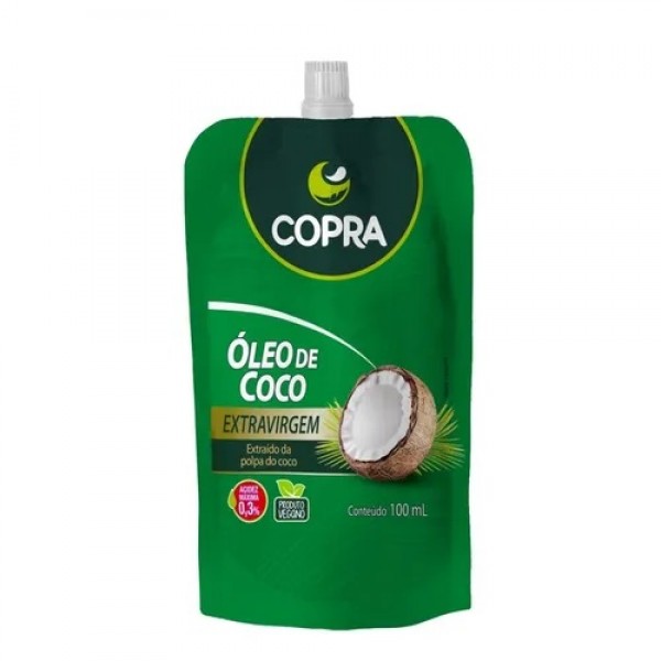 OLEO DE COCO COPRA 100ML EXTRA VIRGEM SACHE 