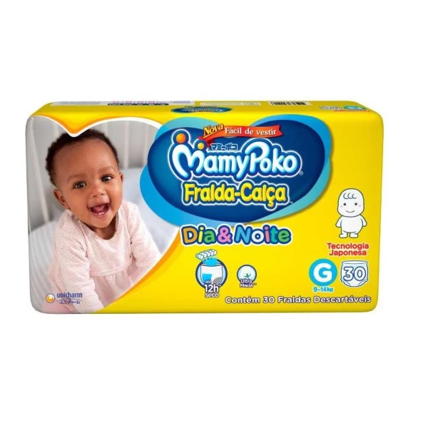 FRALDA MAMYPOKO D N JUMBO G 30UN 1 X 30UN