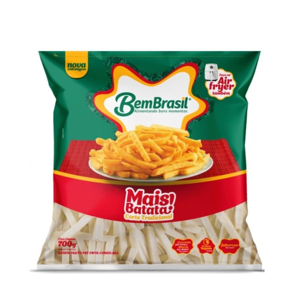 BATATA PALITO MAIS BATATAS CONG 700G 