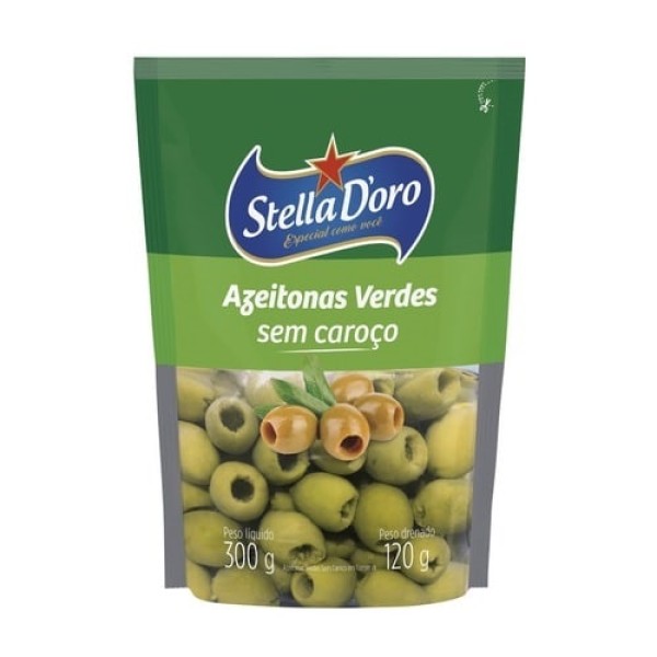 AZEITONA STELLA DORO 120G VERDE S CAROCO (24) 1 X 120G