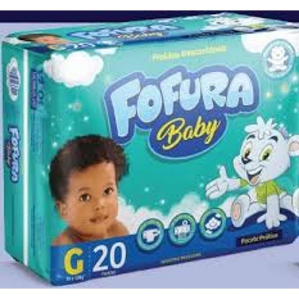 FRALDA FOFURA BABY PRATICO G 20UN 