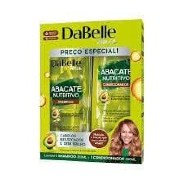 SHAMPOO COND DUTY DABELLE 2UN 450ML ABACATE  NUTRI