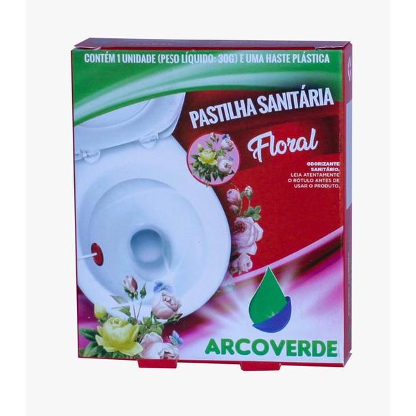 PASTILHA SANIT ARCOVERDE 30G FLORAL