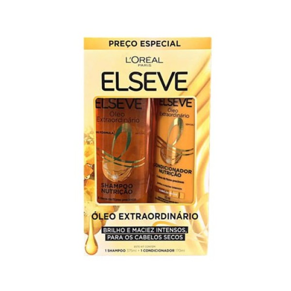 SHAMPOO COND ELSEVE 2UN 545ML OLEO EXTRAORDINARIO