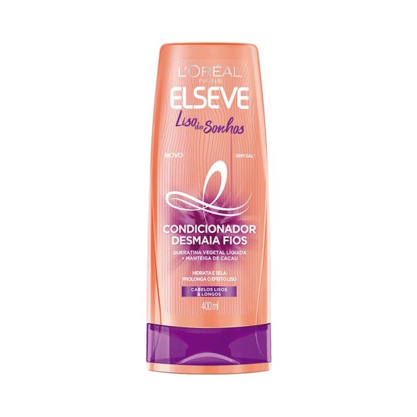 CONDICIONADOR ELSEVE 400ML LISO DOS SONHOS