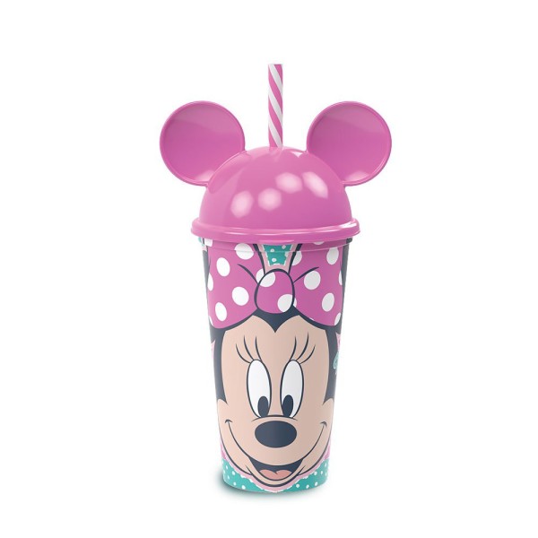 COPO PLASUTIL 500ML MINNIE C/ORELHA 1 X 1UN