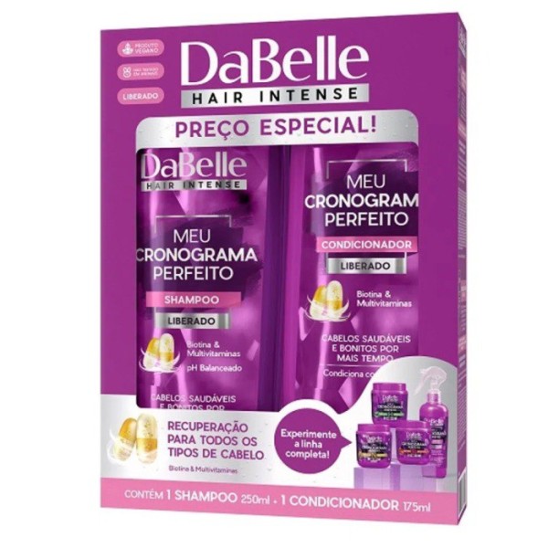 SHAMPOO COND DUTY DABELLE 2UN 450ML MEU CRONO  